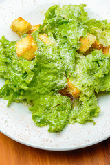 Salad with croutons