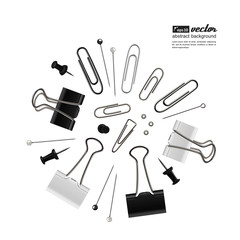 Set of a office accessories