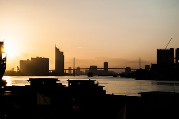 Chao Phraya River Twilight View