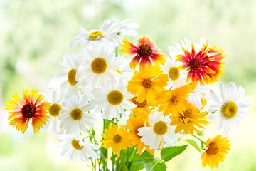 bouquet of summer flowers