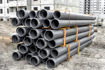 water PVC pipe section