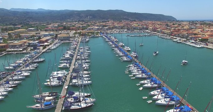 Aerial view of Lekfada capital city 

