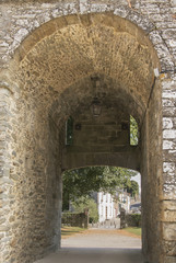 Fototapeta na wymiar L'entrée du château d'Apremont