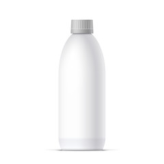 Blank bottle Realistic on white background vector