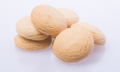 cookies or butter cookies on a background.