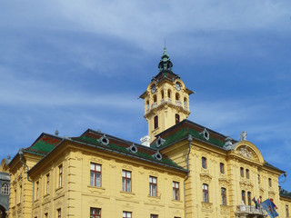 Fototapeta na wymiar City hall of Szeged, Hungary