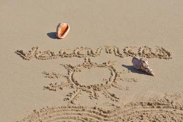 dessiner sur le sable