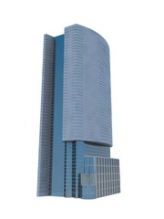 Obraz na płótnie Canvas single skyscraper