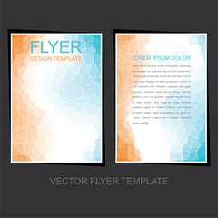creative business flyer or leaflet design vector