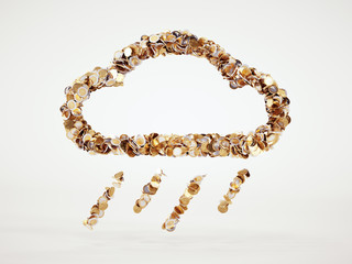 Money rain sign