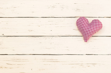 Geschenk Gutschein Karte mit Herzchen in Pink Weiß 