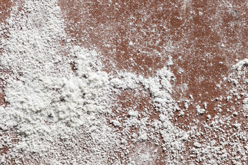 Weathered Old Red Brick Wall