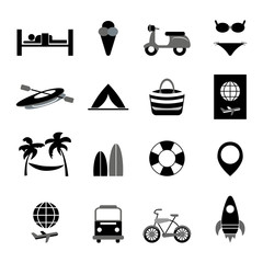 Travel icons