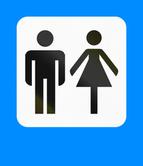 A Bangladeshi informational sign - Toilets