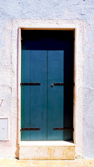 Old Door house in Burano