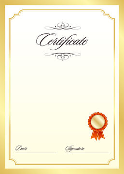 certificate template　証明書・表彰状