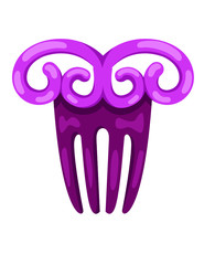 clip hair comb french