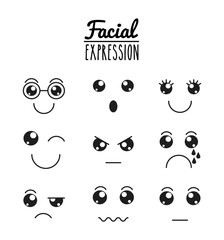 fun expression facial