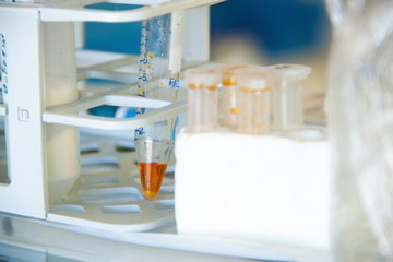 Test tube in a laboratory