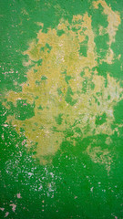 decay green color wall in Burano