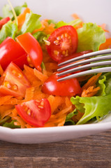 Vegetable salad. 
