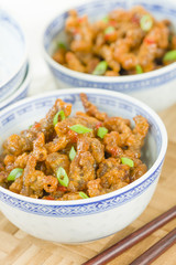 Crispy Beef - Oriental battered and deep-fried beef with sweet chilli sauce.