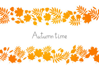 Fototapeta na wymiar Autumn background for Your design 