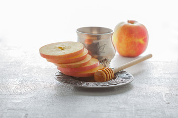 Honey and apples for Rosh Hashanah
