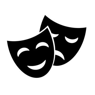 Mask vector icon.