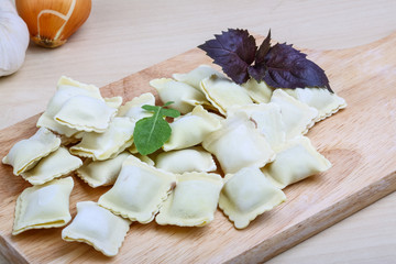 Raw ravioli