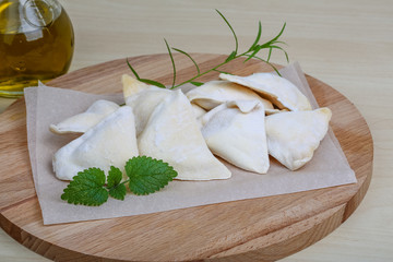 Raw potato dumplings