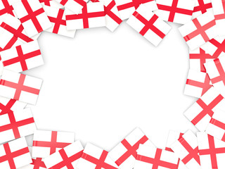 Frame with flag of england