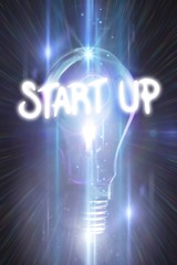 Composite image of start up