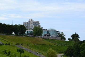 City landscape - park in Kyiv