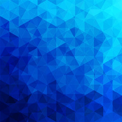 triangular abstract background blue ocean