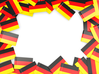 Frame with flag of germany