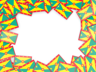 Frame with flag of grenada