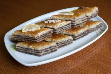 Dessert baklava