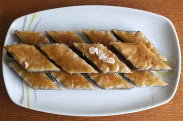 Dessert baklava