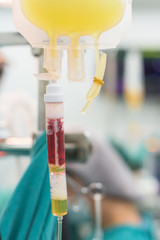 giving single doner platelet during open heart surgery