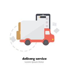 Shopping time. Vector Illustration.