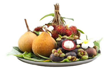 Group of mixed fruits