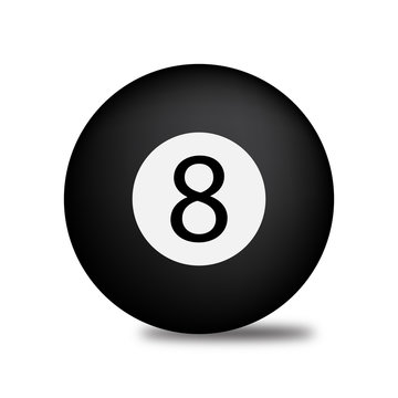 Billiard ball eight