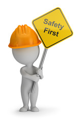 3d small people - safety first