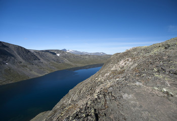 Besseggen Ridge in Jotunheimen National Park, Norway