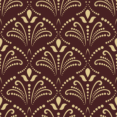Seamless Orient Vector Background