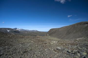 Besseggen Ridge in Jotunheimen National Park, Norway