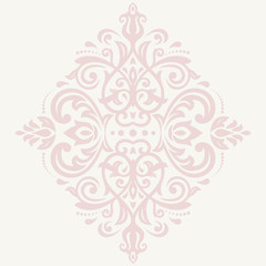 Damask Vector Orient Pattern