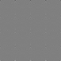 Design seamless monochrome cone illusion background