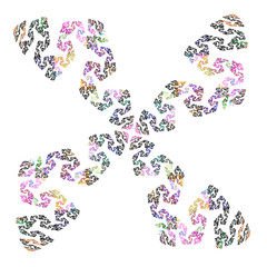 abstract floral pattern
